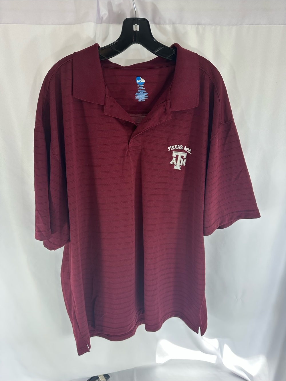 Texas A&M Aggies NCAA Maroon Polo Shirt – Men’s XL